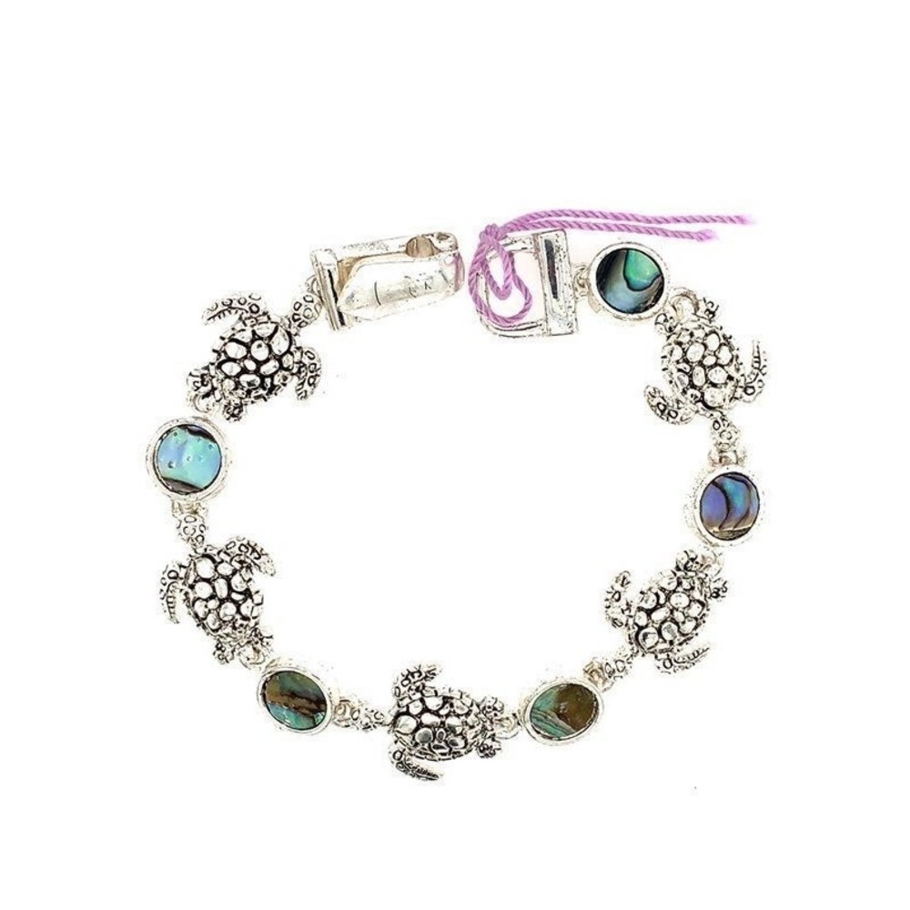 Faux‎ Abalone Turtle bracelet (c)